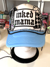 Load image into Gallery viewer, Blue Inked Mama Trucker Hat