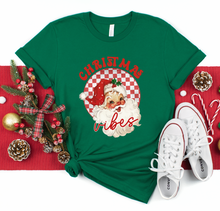 Load image into Gallery viewer, Retro Checkered Christmas Vibes-Red