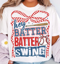Load image into Gallery viewer, Batter Batter Swing Baseball Tee