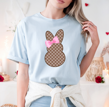 Load image into Gallery viewer, Checkered Inspired Bunny Tee