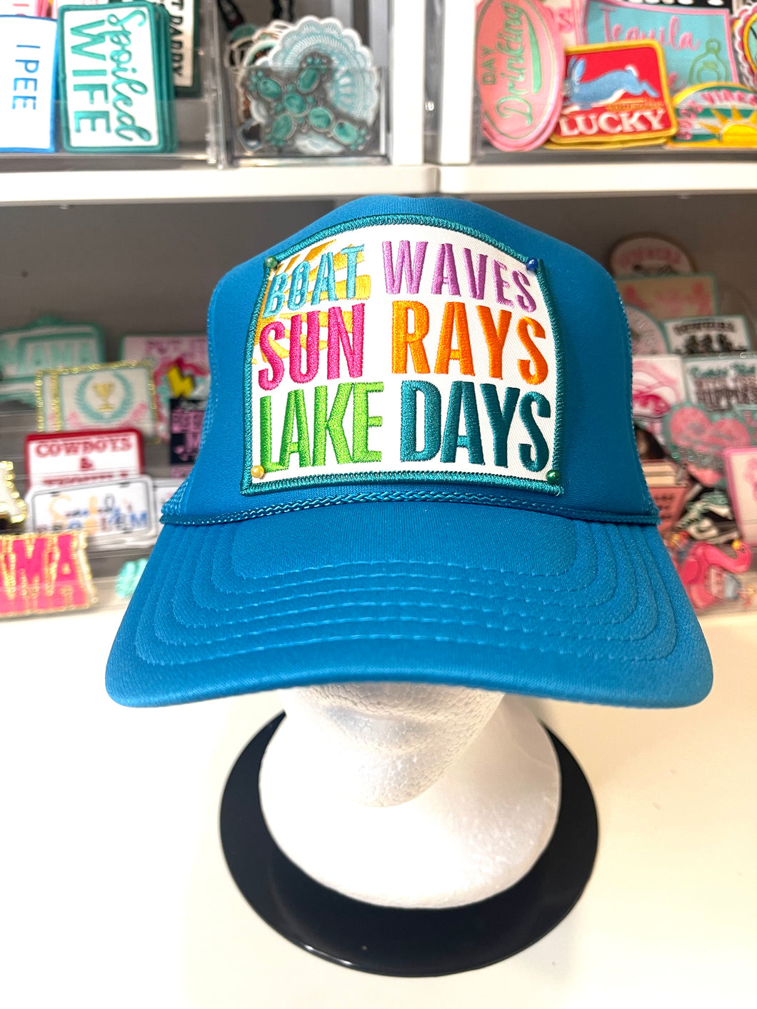 Boat Waves Trucker Hat