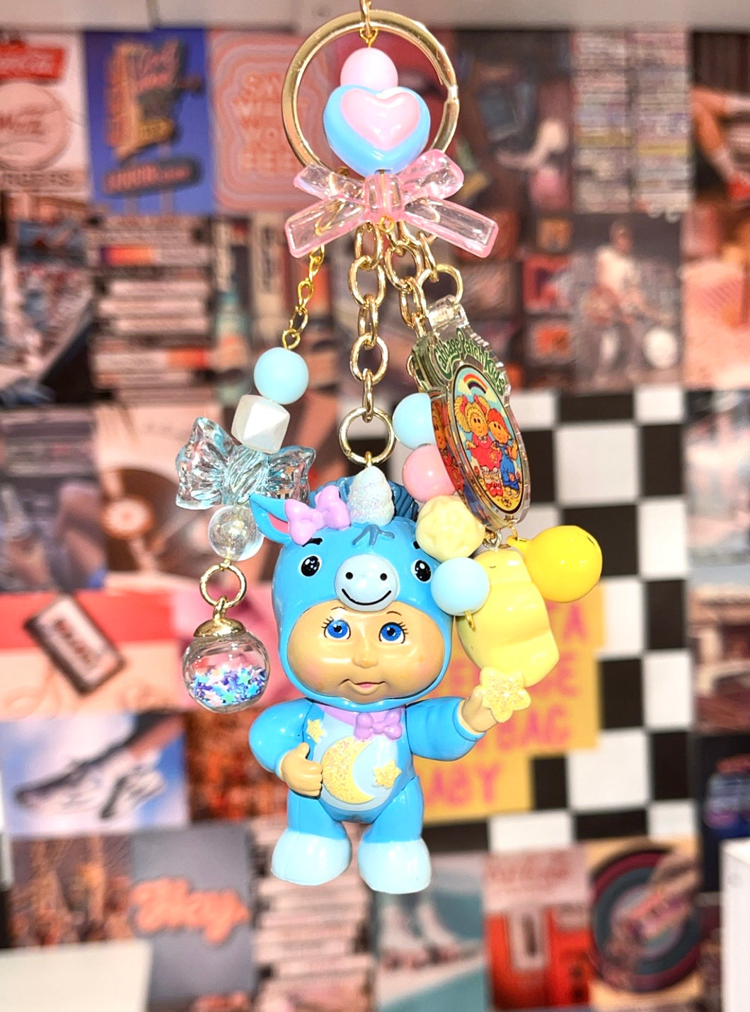 Cabbage Patch Unicorn Bag Keychain