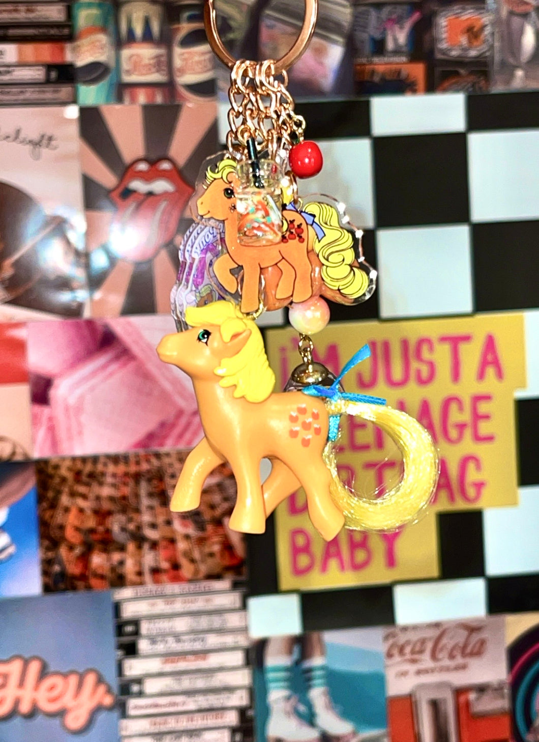 Applejack Pony Bag Keychain