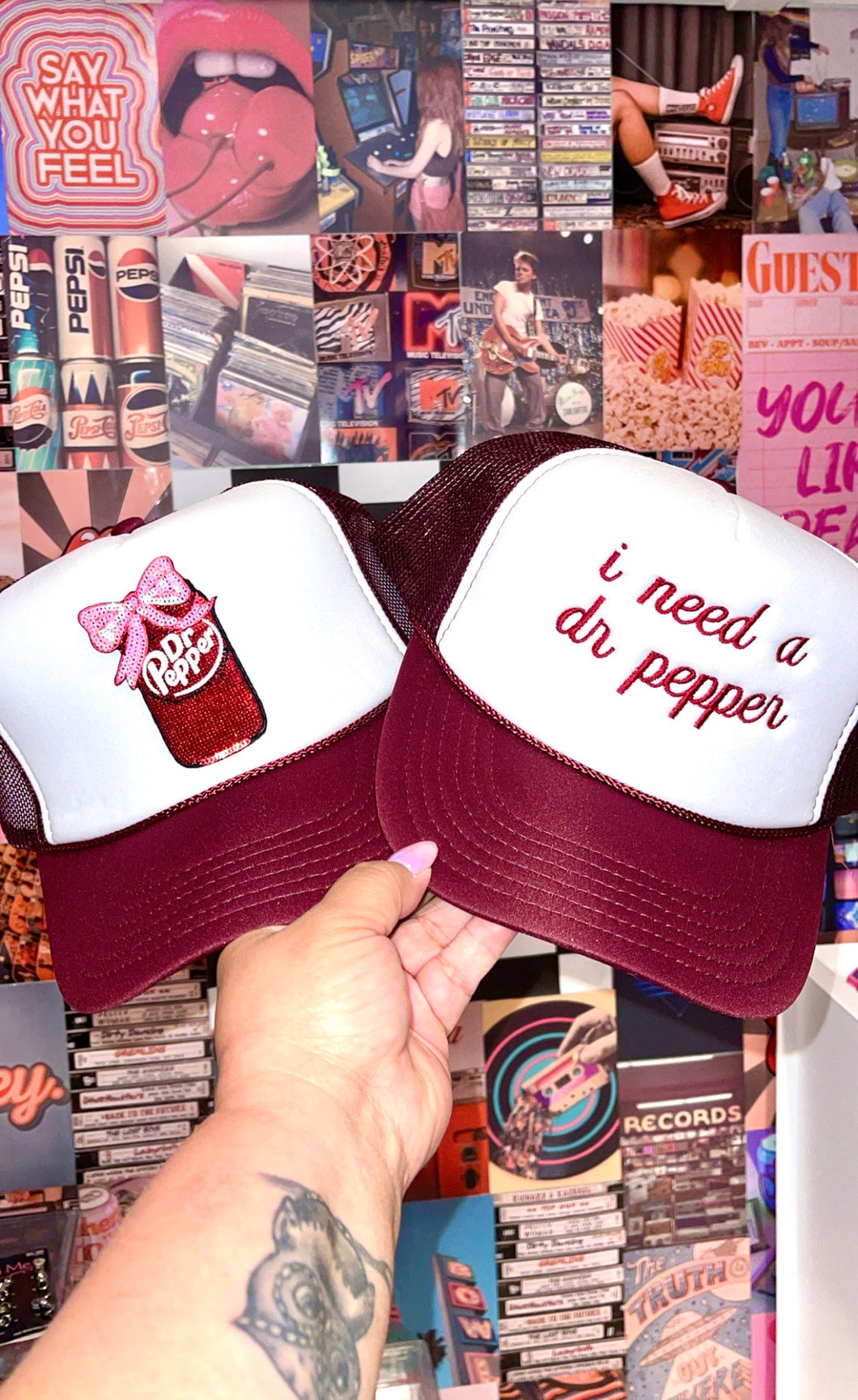 I Need A Dr Pepper Trucker Hat