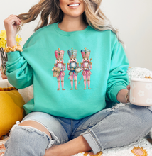 Load image into Gallery viewer, Faux Glitter Nutcracker Trio

