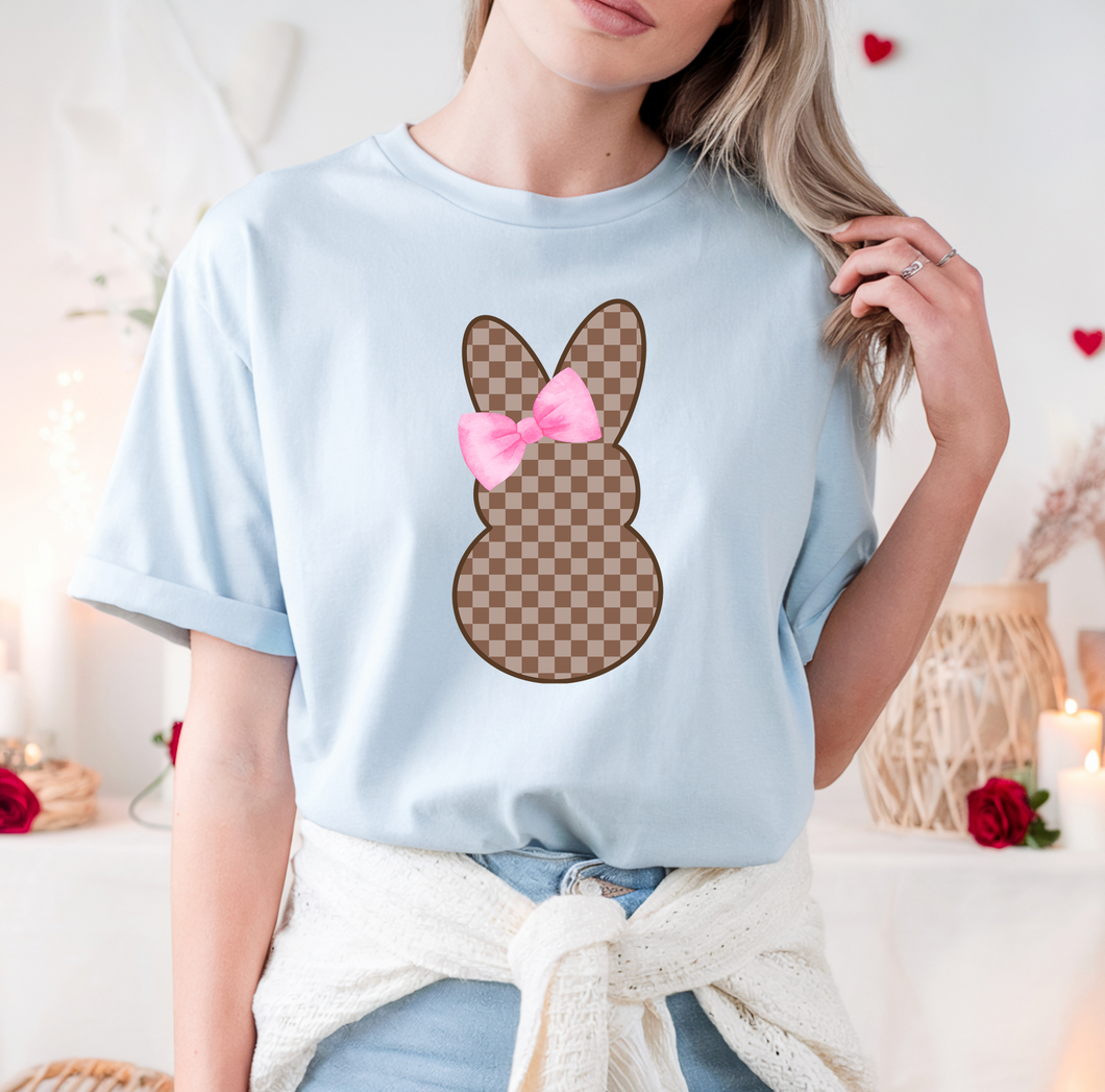 Checkered Inspired Bunny Tee